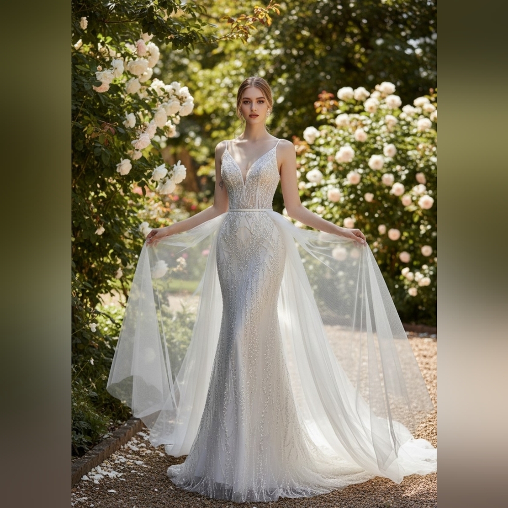 New Never Worn Wedding Dress Size 12US